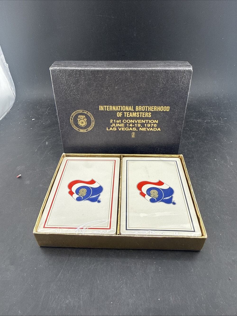 NOS 1976 Bicentennial Playing Cards International Brotherhood of Teamsters